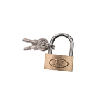 Metal padlock with key 30mm