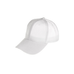 White cotton jockey cap