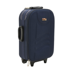 Click Textile Travel Suitcase with 2 Wheels in Navy Blue 68x38x19cm (Medium)