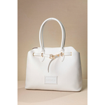 Μεγάλη Τσάντα Ώμου με Εντυπωσιακό Μεταλλικό Κούμπωμα