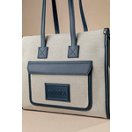 Τετράγωνη Τσάντα Ώμου από Καραβόπανο