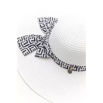 Γυναικείο Ψάθινο Καπέλο με Διακοσμητική Κορδέλα