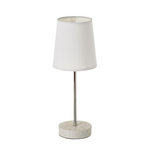 Wooden white table lamp 13x13x34.50cm