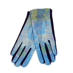Women' s touch gloves inspired by Monet 's Woman With Parasol