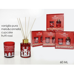 Christmas set with candle and scented sticks with cinnamon & honey scent