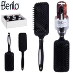 Paddle hair brush with handle - Black