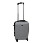 Cabin Suitcase in silver color 55x22x36cm