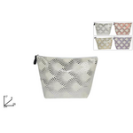 Toiletry bag with laminated fabric in 4 colors