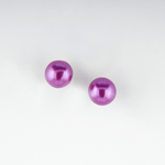 Earrings colored pearls in 6 colors 6mm