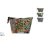 Toiletry bag with Animal Print in 3 designs 17x9x26cm