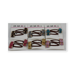 Hair clip with bows in 6 colors