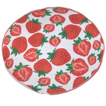Round Beach Towel with Strawberries 150cm