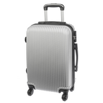 Large silver suitcase 68x48x28cm