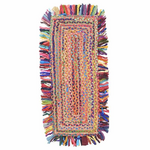 Chindi Rug Multicolor Fabric 60x120