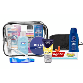 Stop to Shop! Travel Set with 13 Branded Male Care Products