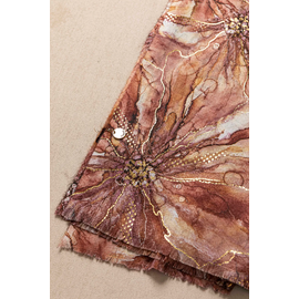 Πασμίνα με Συμπαγή Φλατ Πλέξη