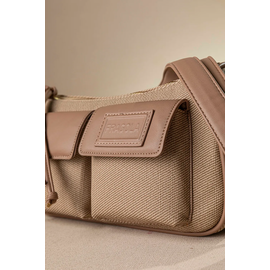 Τσαντάκι Ώμου και Χιαστί με Εξωτερικές Τσέπες