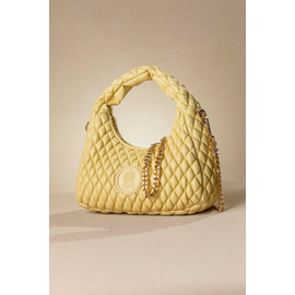 Οβάλ Τσάντα Χειρός και Ώμου με Αφαιρούμενη Αλυσίδα