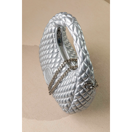 Οβάλ Τσάντα Χειρός και Ώμου με Αφαιρούμενη Αλυσίδα