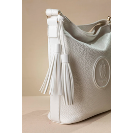 Μεγάλη Μαλακή Τσάντα Ώμου με Casual Logo