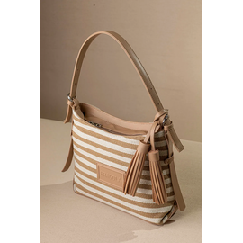 Τσάντα Ώμου και Χιαστί από Καραβόπανο