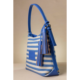Τσάντα Ώμου και Χιαστί από Καραβόπανο