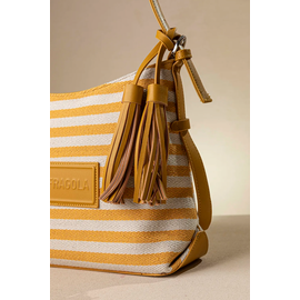 Τσάντα Ώμου και Χιαστί από Καραβόπανο