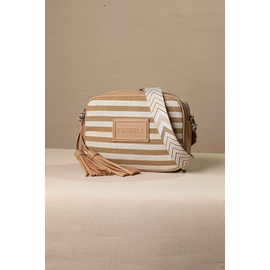 Χιαστί Διθέσια Τσάντα Ώμου και Χιαστί από Καραβόπανο