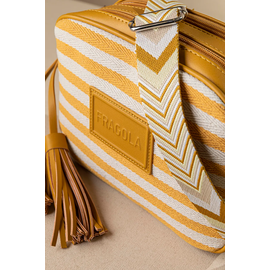 Χιαστί Διθέσια Τσάντα Ώμου και Χιαστί από Καραβόπανο