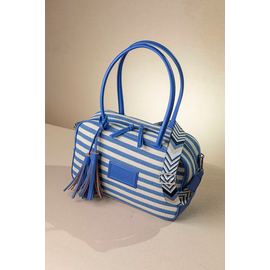 Μακρόστενη Τσάντα Ώμου και Χιαστί από Καραβόπανο