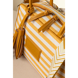 Μακρόστενη Τσάντα Ώμου και Χιαστί από Καραβόπανο