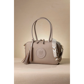 Μακρόστενη Τσάντα Ώμου και Χιαστί με Casual Logo