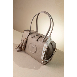 Μακρόστενη Τσάντα Ώμου και Χιαστί με Casual Logo