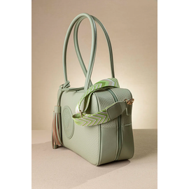 Μακρόστενη Τσάντα Ώμου και Χιαστί με Casual Logo