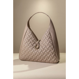 Τσάντα Ώμου με Καπιτονέ υφή