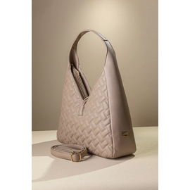 Τσάντα Ώμου με Καπιτονέ υφή