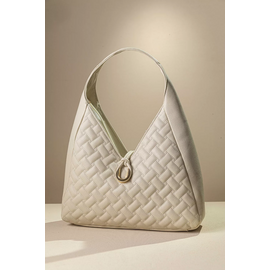 Τσάντα Ώμου με Καπιτονέ υφή