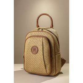 Allday Backpack με Πολλές Τσέπες με Casual Logo