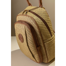 Allday Backpack με Πολλές Τσέπες με Casual Logo