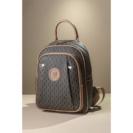 Allday Backpack με Πολλές Τσέπες με Casual Logo