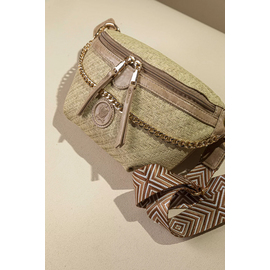 Τσάντα Μέσης με Χρυσή Διακοσμητική Αλυσίδα