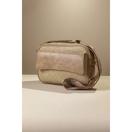 Τσαντα Χιαστί με Μπροστινή Θήκη με Καπάκι