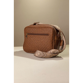 Τσαντα Χιαστί με Μπροστινή Θήκη με Καπάκι