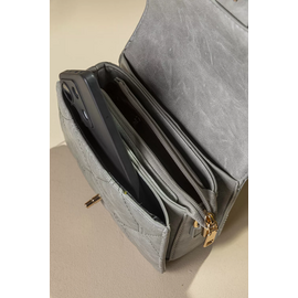 Καπιτονέ Τριθέσια Τσάντα Χειρός