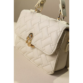 Καπιτονέ Τριθέσια Τσάντα Χειρός