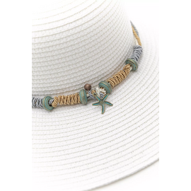 Γυναικείο Ψάθινο Καπέλο με Μεγάλο Γείσο