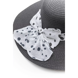 Ψάθινο Καπέλο με Πλατύ Γείσο