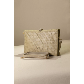 Γυναικείος Φάκελος με Πλεκτή υφή