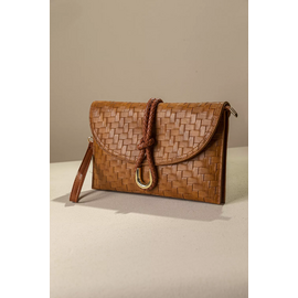 Γυναικείος Φάκελος με Πλεκτή υφή