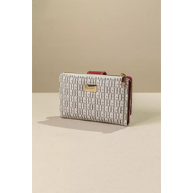 Πολυθέσιο Πορτοφόλι με Γλώσσα Μεσαίου Μεγέθους